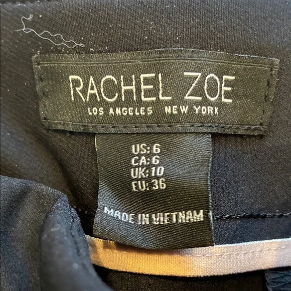 Rachel Zoe women’s black Trousers size 6 - Picture 2 of 9